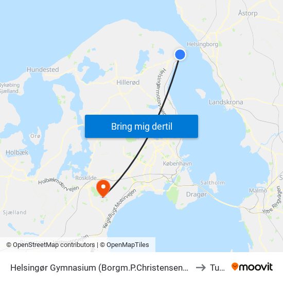 Helsingør Gymnasium (Borgm.P.Christensens Vej) to Tune map