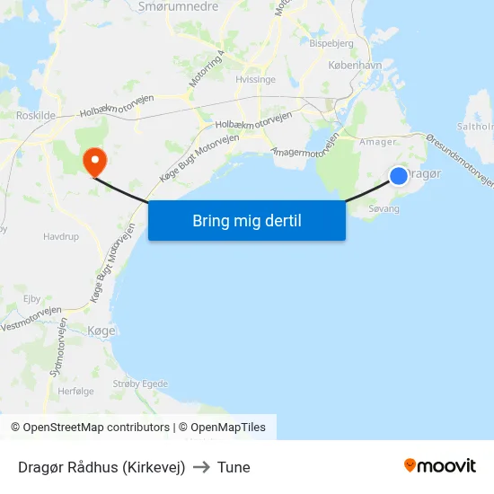 Dragør Rådhus (Kirkevej) to Tune map