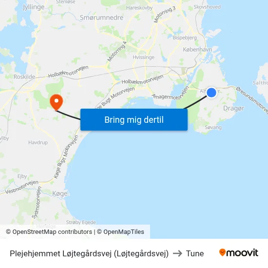 Plejehjemmet Løjtegårdsvej (Løjtegårdsvej) to Tune map