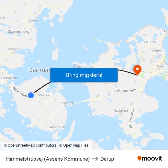 Himmelstrupvej (Assens Kommune) to Darup map