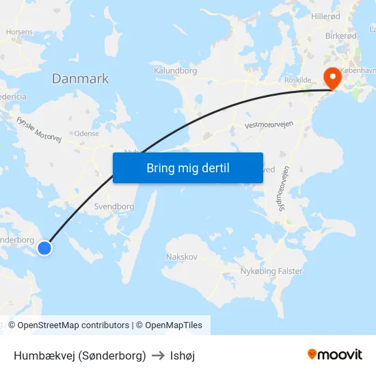 Humbækvej (Sønderborg) to Ishøj map