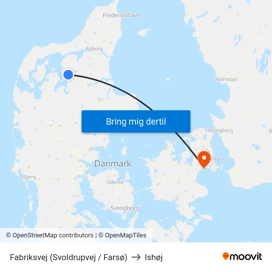 Fabriksvej (Svoldrupvej / Farsø) to Ishøj map