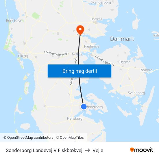 Sønderborg Landevej V Fiskbækvej to Vejle map