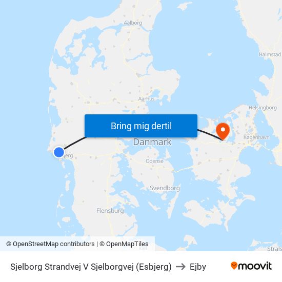 Sjelborg Strandvej V Sjelborgvej (Esbjerg) to Ejby map