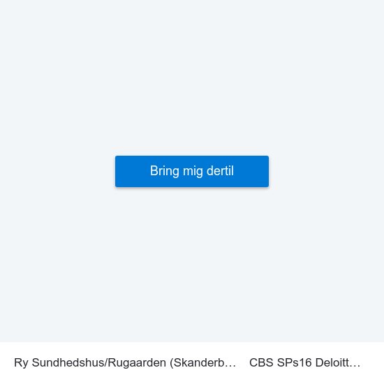 Ry Sundhedshus/Rugaarden (Skanderborg Kom) to CBS SPs16 Deloitte Aud. map