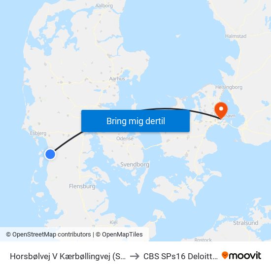 Horsbølvej V Kærbøllingvej (Skærbæk) to CBS SPs16 Deloitte Aud. map