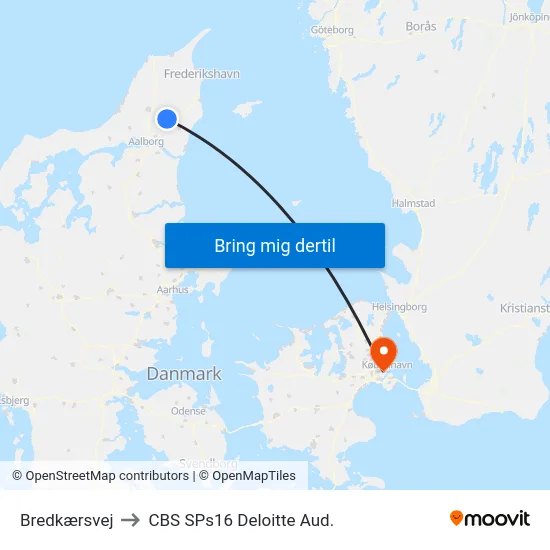 Bredkærsvej to CBS SPs16 Deloitte Aud. map
