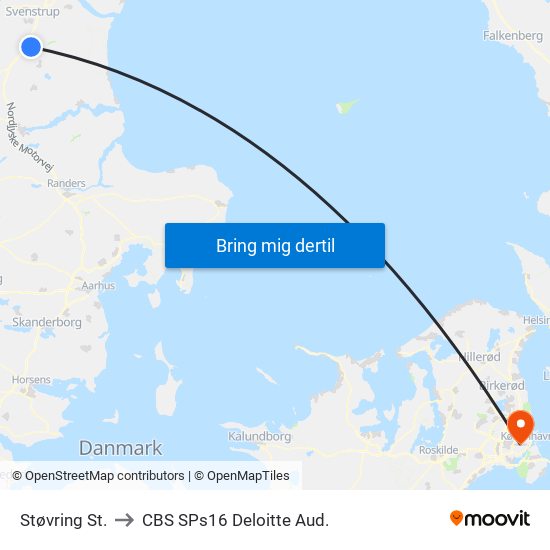 Støvring St. to CBS SPs16 Deloitte Aud. map