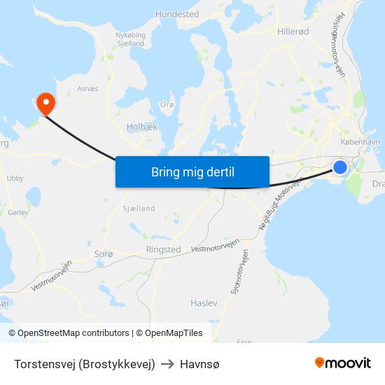 Torstensvej (Brostykkevej) to Havnsø map