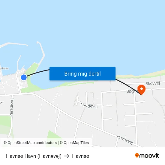 Havnsø Havn (Havnevej) to Havnsø map