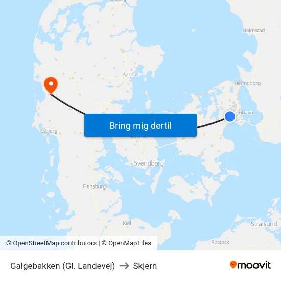 Galgebakken (Gl. Landevej) to Skjern map