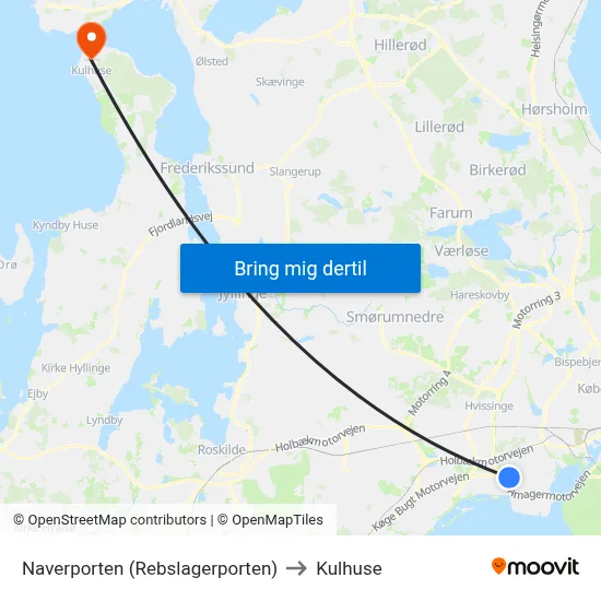 Naverporten (Rebslagerporten) to Kulhuse map