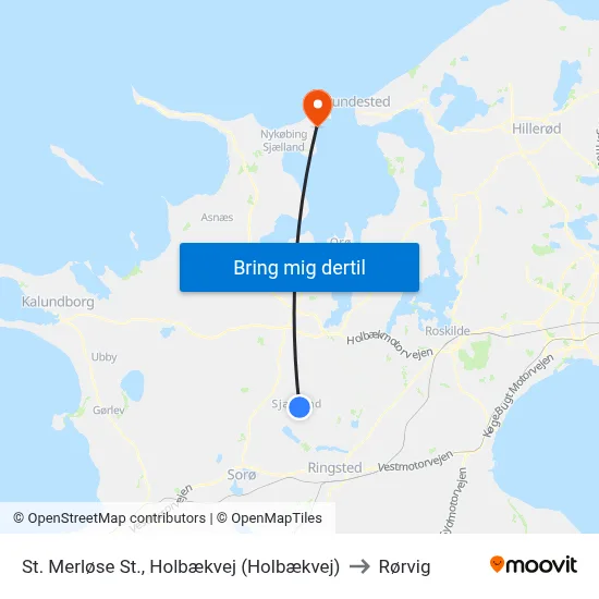 St. Merløse St., Holbækvej (Holbækvej) to Rørvig map