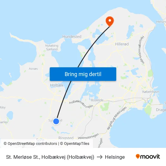 St. Merløse St., Holbækvej (Holbækvej) to Helsinge map