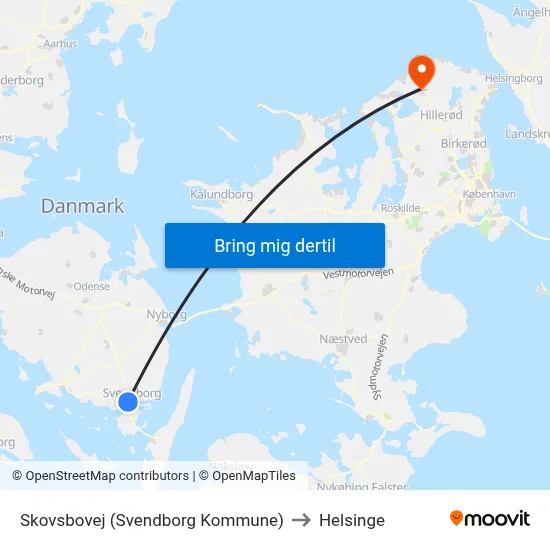 Skovsbovej (Svendborg Kommune) to Helsinge map
