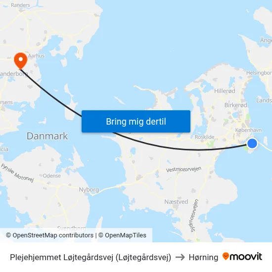 Plejehjemmet Løjtegårdsvej (Løjtegårdsvej) to Hørning map