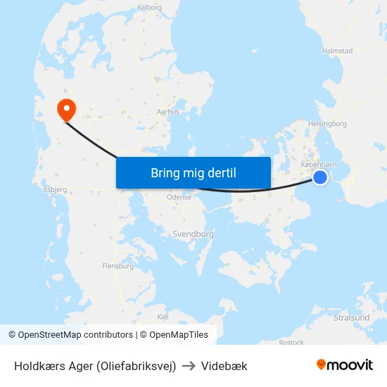 Holdkærs Ager (Oliefabriksvej) to Videbæk map