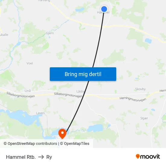 Hammel Rtb. to Ry map