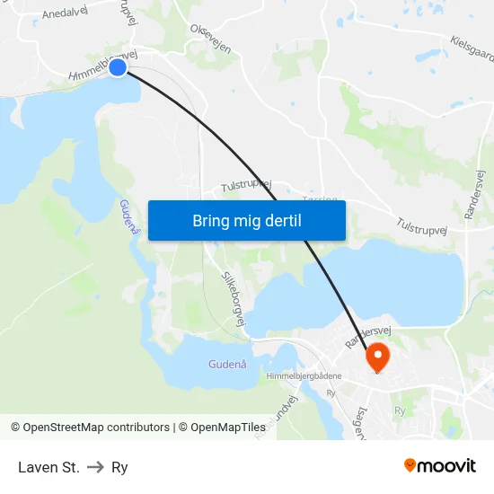 Laven St. to Ry map