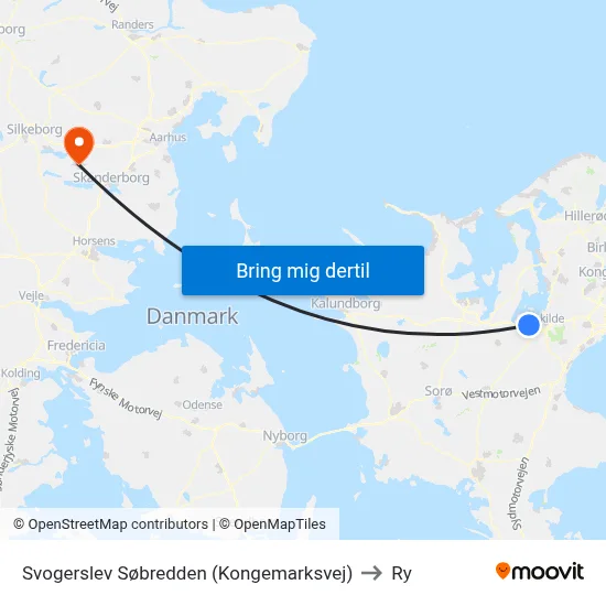 Svogerslev Søbredden (Kongemarksvej) to Ry map