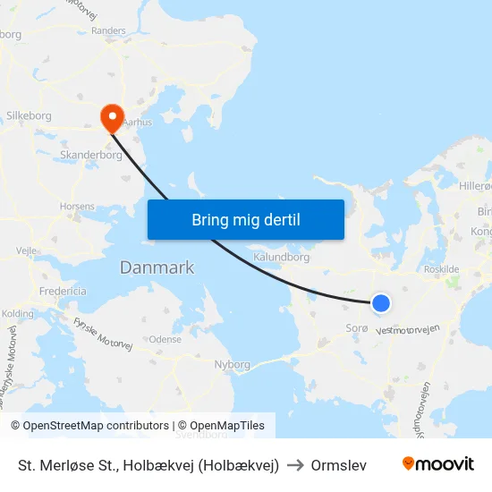 St. Merløse St., Holbækvej (Holbækvej) to Ormslev map