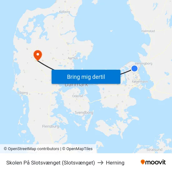 Skolen På Slotsvænget (Slotsvænget) to Herning map