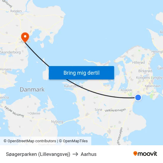 Søagerparken (Lillevangsvej) to Aarhus map