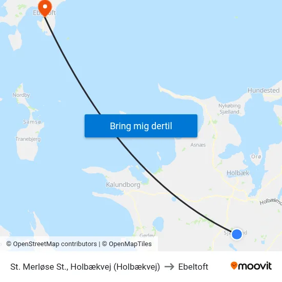 St. Merløse St., Holbækvej (Holbækvej) to Ebeltoft map