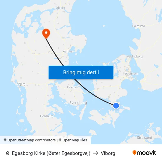 Ø. Egesborg Kirke (Øster Egesborgvej) to Viborg map