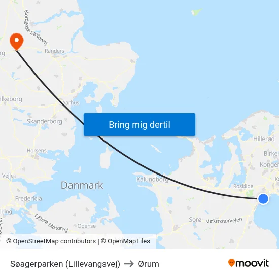Søagerparken (Lillevangsvej) to Ørum map