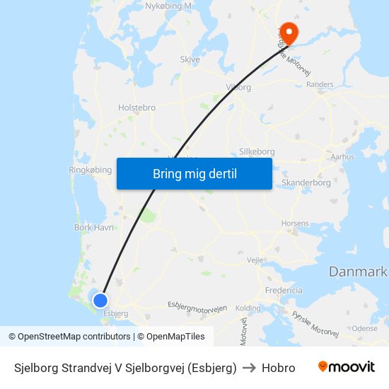 Sjelborg Strandvej V Sjelborgvej (Esbjerg) to Hobro map