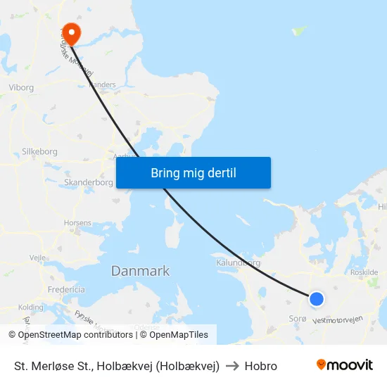 St. Merløse St., Holbækvej (Holbækvej) to Hobro map