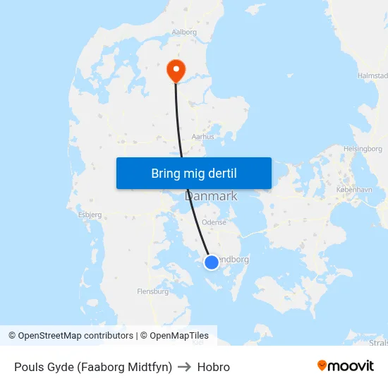 Pouls Gyde (Faaborg Midtfyn) to Hobro map