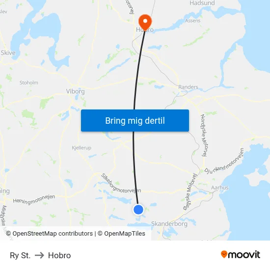 Ry St. to Hobro map