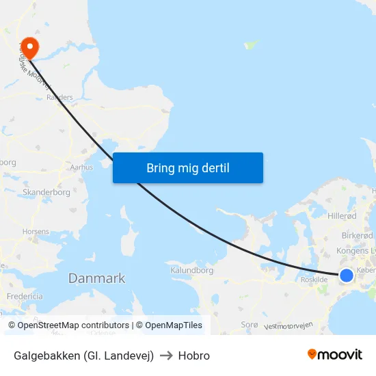 Galgebakken (Gl. Landevej) to Hobro map