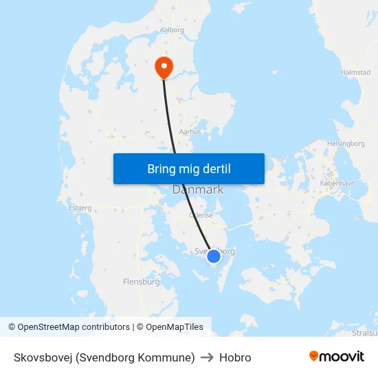 Skovsbovej (Svendborg Kommune) to Hobro map