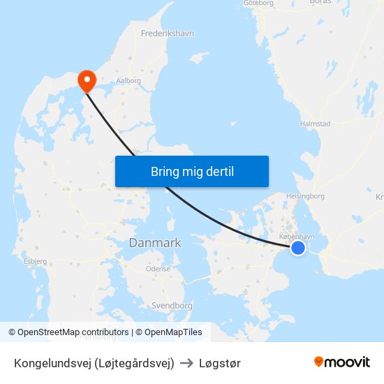 Kongelundsvej (Løjtegårdsvej) to Løgstør map