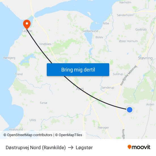 Døstrupvej Nord (Ravnkilde) to Løgstør map