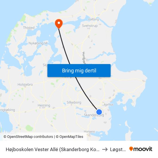 Højboskolen Vester Allé (Skanderborg Kom) to Løgstør map