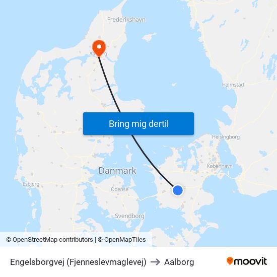 Engelsborgvej (Fjenneslevmaglevej) to Aalborg map