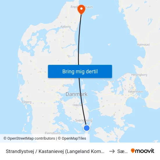 Strandlystvej / Kastanievej (Langeland Kommune) to Sæby map