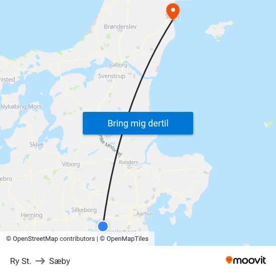 Ry St. to Sæby map