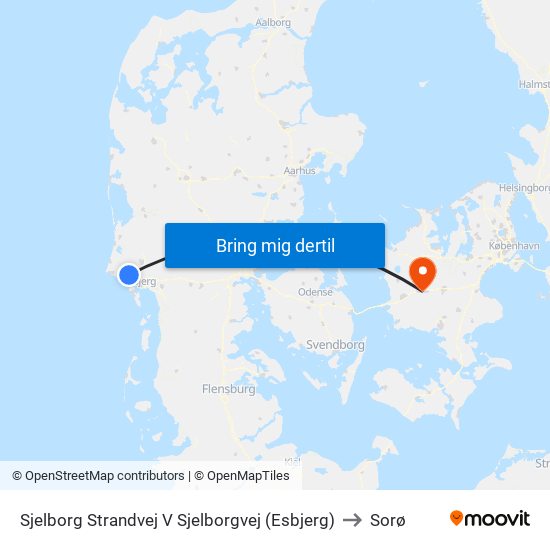 Sjelborg Strandvej V Sjelborgvej (Esbjerg) to Sorø map