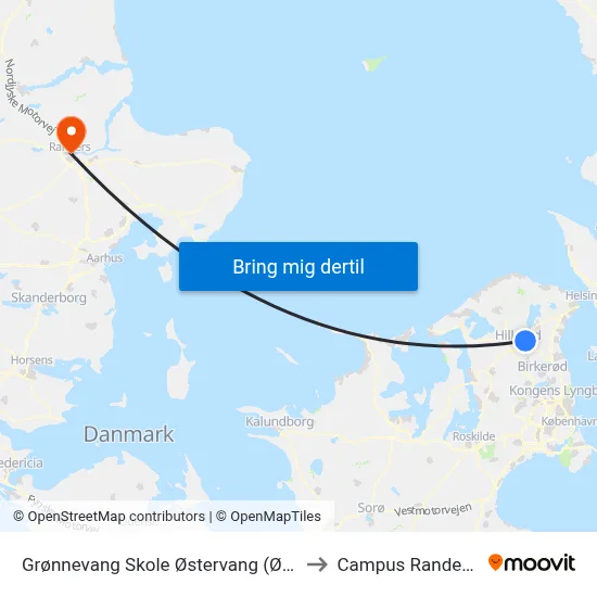 Grønnevang Skole Østervang (Østervang) to Campus Randers VIA map