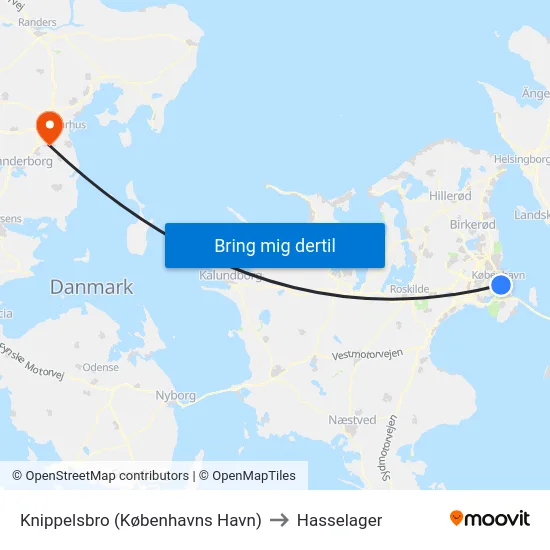 Knippelsbro (Københavns Havn) to Hasselager map