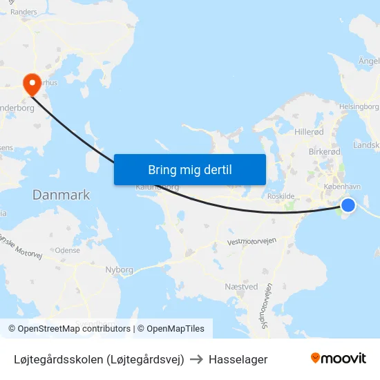 Løjtegårdsskolen (Løjtegårdsvej) to Hasselager map