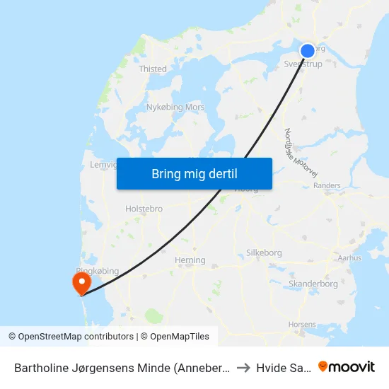 Bartholine Jørgensens Minde (Annebergvej / Aal to Hvide Sande map