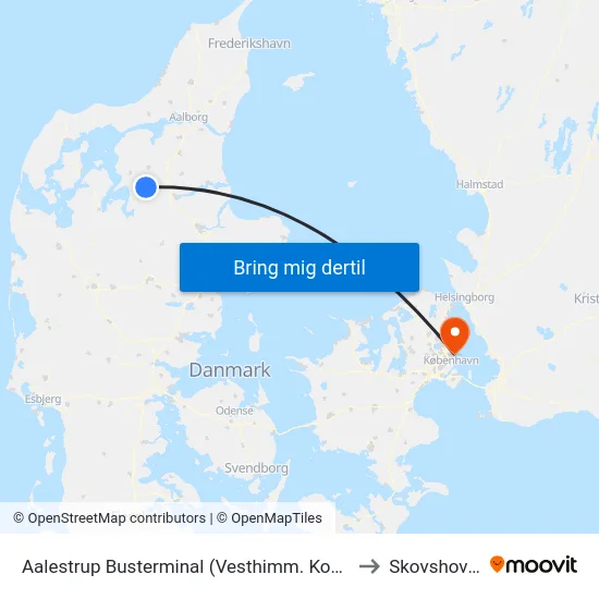 Aalestrup Busterminal (Vesthimm. Komm.) to Skovshoved map