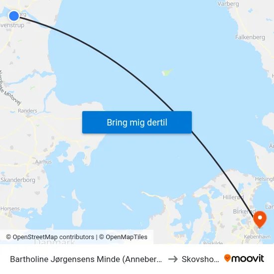 Bartholine Jørgensens Minde (Annebergvej / Aal to Skovshoved map