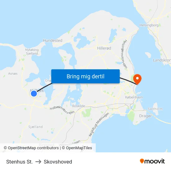 Stenhus St. to Skovshoved map